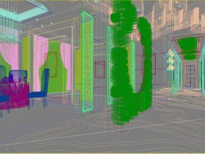 restaurant spaces 014 3D Model