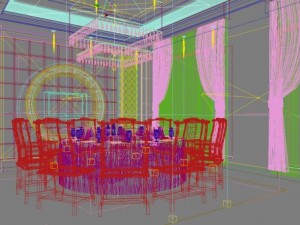 restaurant spaces 019 3D Model