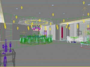 restaurant spaces 021 3D Model
