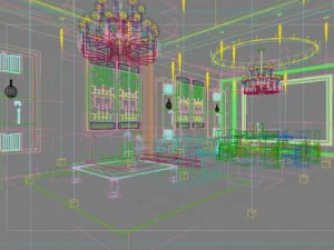 restaurant spaces 024 3D Model