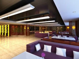 ресторанні приміщення 020 3D Модель