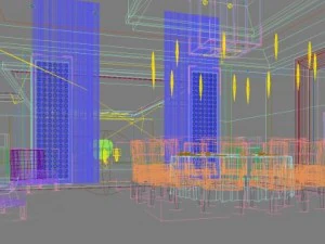 restaurant spaces 037 3D Model