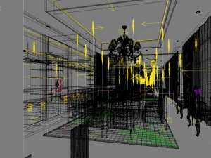 restaurant spaces 036 3D Model
