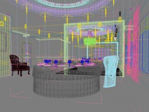 restaurant spaces 050 3D Model