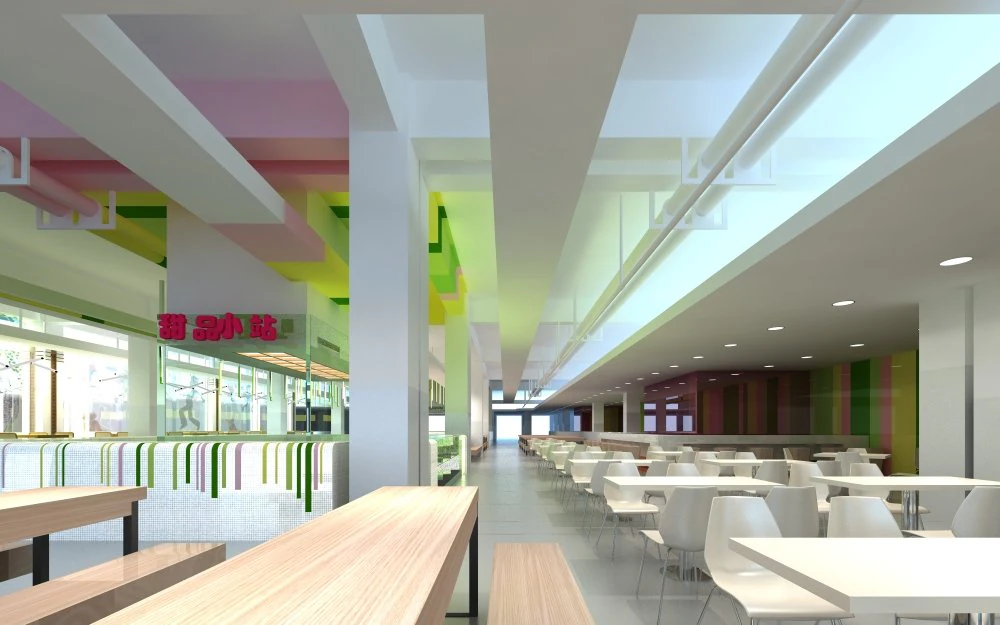 restaurant spaces 027 3D Model .c4d .max .obj .3ds .fbx .stl .blend 