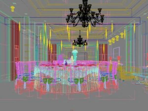 restaurant spaces 039 3D Model