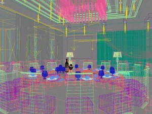restaurant spaces 041 3D Model