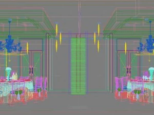 restaurant spaces 058 3D Model