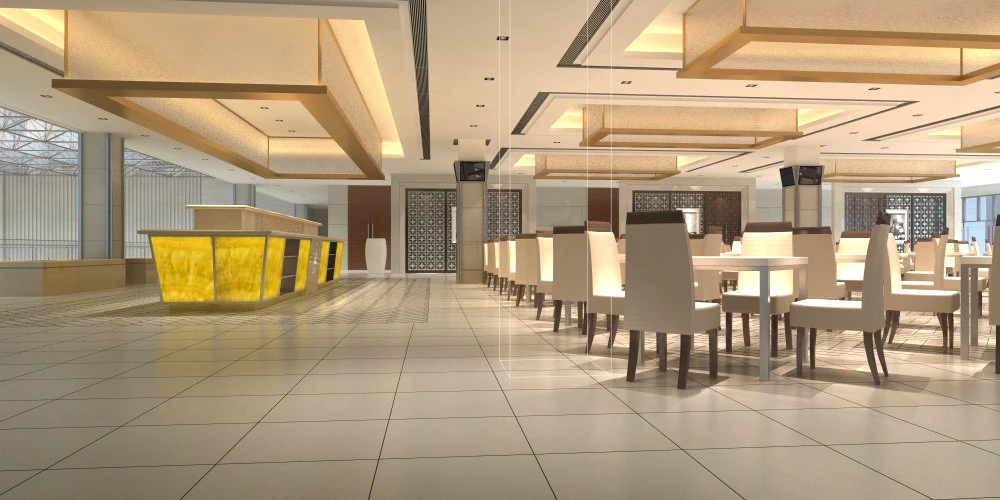 restaurant spaces 029 3D Model .c4d .max .obj .3ds .fbx .stl .blend 