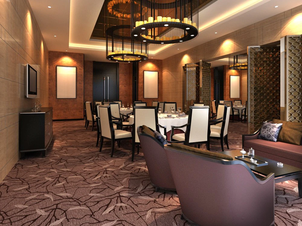 restaurant spaces 052 3D Model .c4d .max .obj .3ds .fbx .stl .blend 