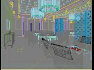 restaurant spaces 052 3D Model