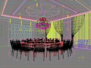 restaurant spaces 053 Modello 3D