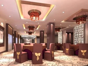 ресторанные помещения 040 3D Модель