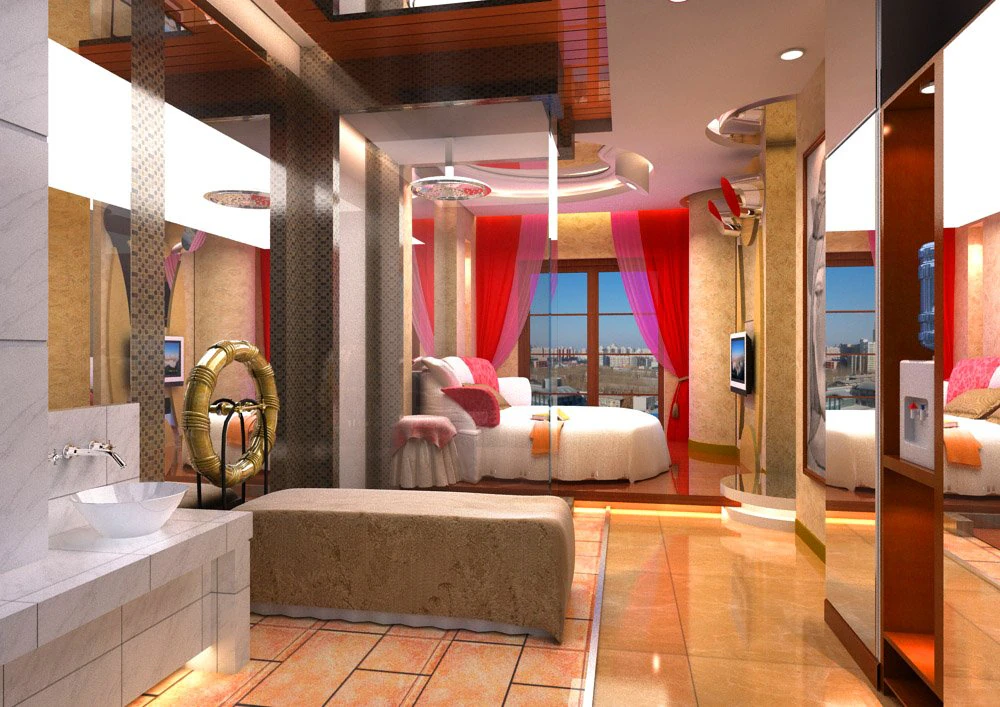 spa room 008 3D Model .c4d .max .obj .3ds .fbx .stl .blend 