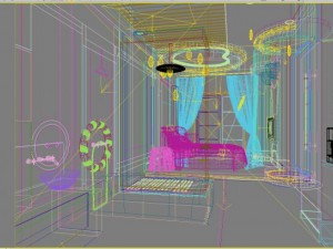 spa room 008 Model 3D