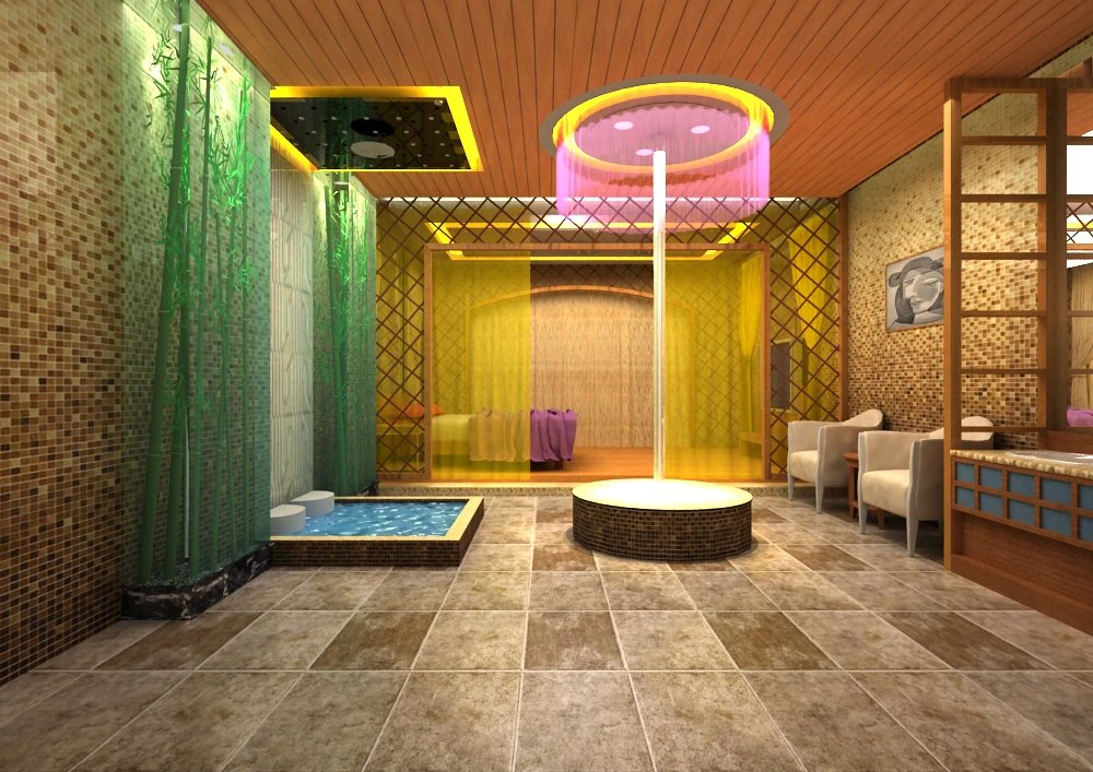 spa room 004 3D Model .c4d .max .obj .3ds .fbx .stl .blend 