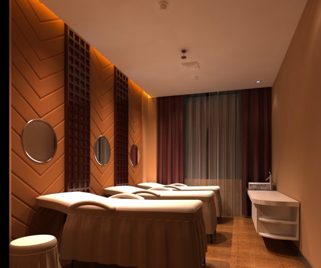 spa room 019 Model 3D .c4d .max .obj .3ds .fbx .stl .blend
