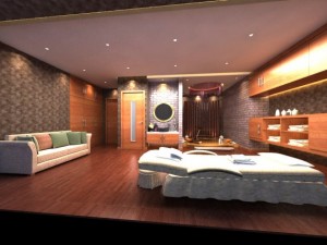 spa room 010 3D 模型