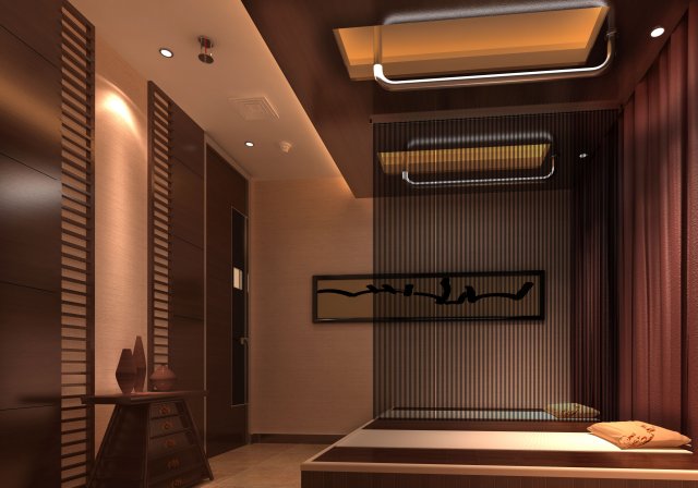 spa room 020 3D Модель .c4d .max .obj .3ds .fbx .stl .blend 