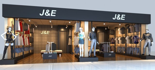 store 027 3D Model .c4d .max .obj .3ds .fbx .stl .blend