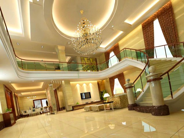 lobby12 Modelo 3D .c4d .max .obj .3ds .fbx .stl .blend 