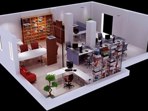 ufficio16 Modello 3D