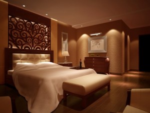 standard hotel room 2 Model 3D