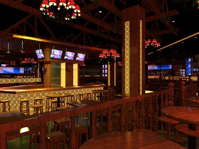 bar08 Model 3D .c4d .max .obj .3ds .fbx .stl .blend 