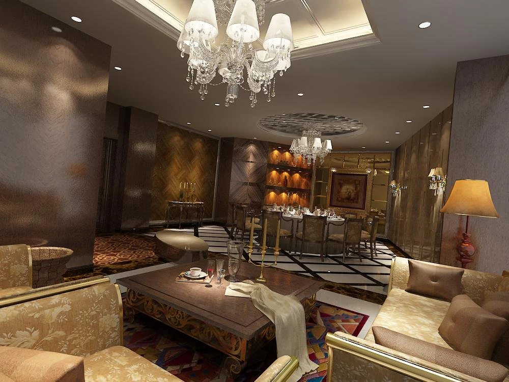 restaurant 5 3D Model .c4d .max .obj .3ds .fbx .stl .blend 