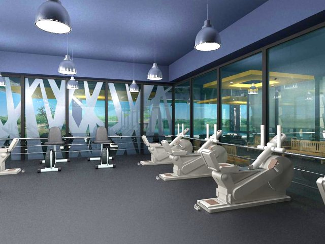 gym 01 3D 模型 .c4d .max .obj .3ds .fbx .stl .blend