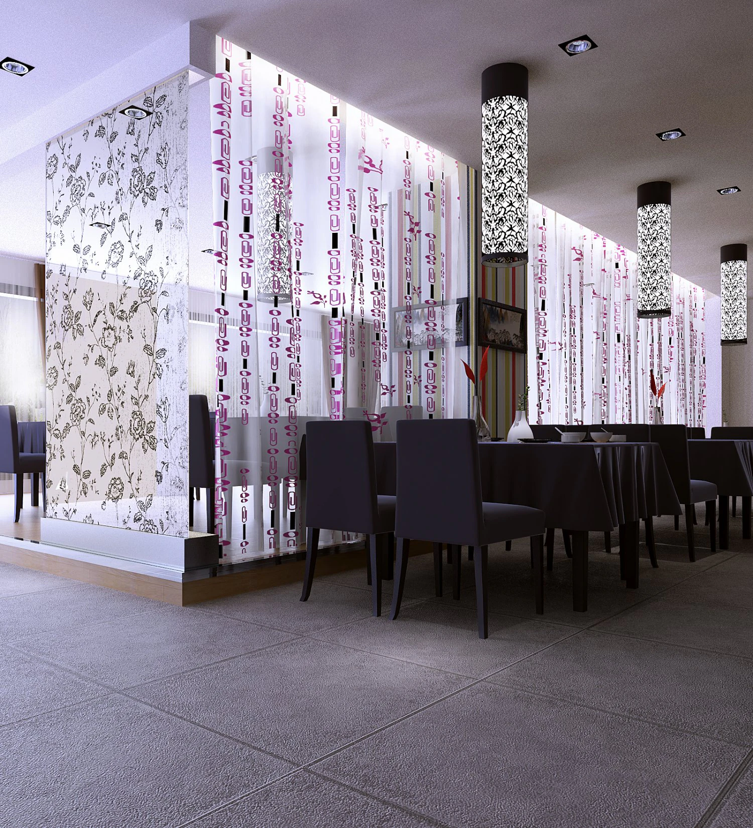 lunchroom 5 3D Model .c4d .max .obj .3ds .fbx .stl .blend