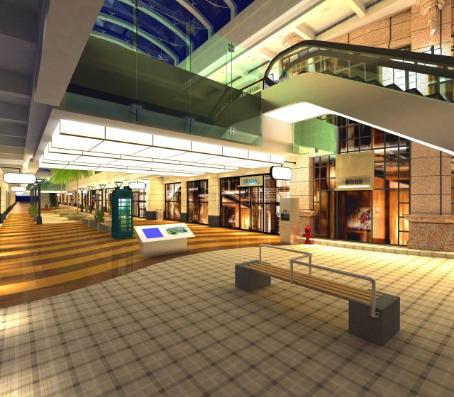 urban space 05 3Dモデル .c4d .max .obj .3ds .fbx .stl .blend 