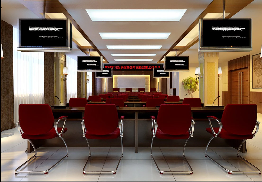 conference room 10 3D Model .c4d .max .obj .3ds .fbx .stl .blend 