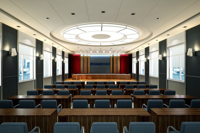 conference room 01 Modelo 3D .c4d .max .obj .3ds .fbx .stl .blend 