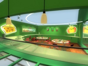 pizza store 3D 模型