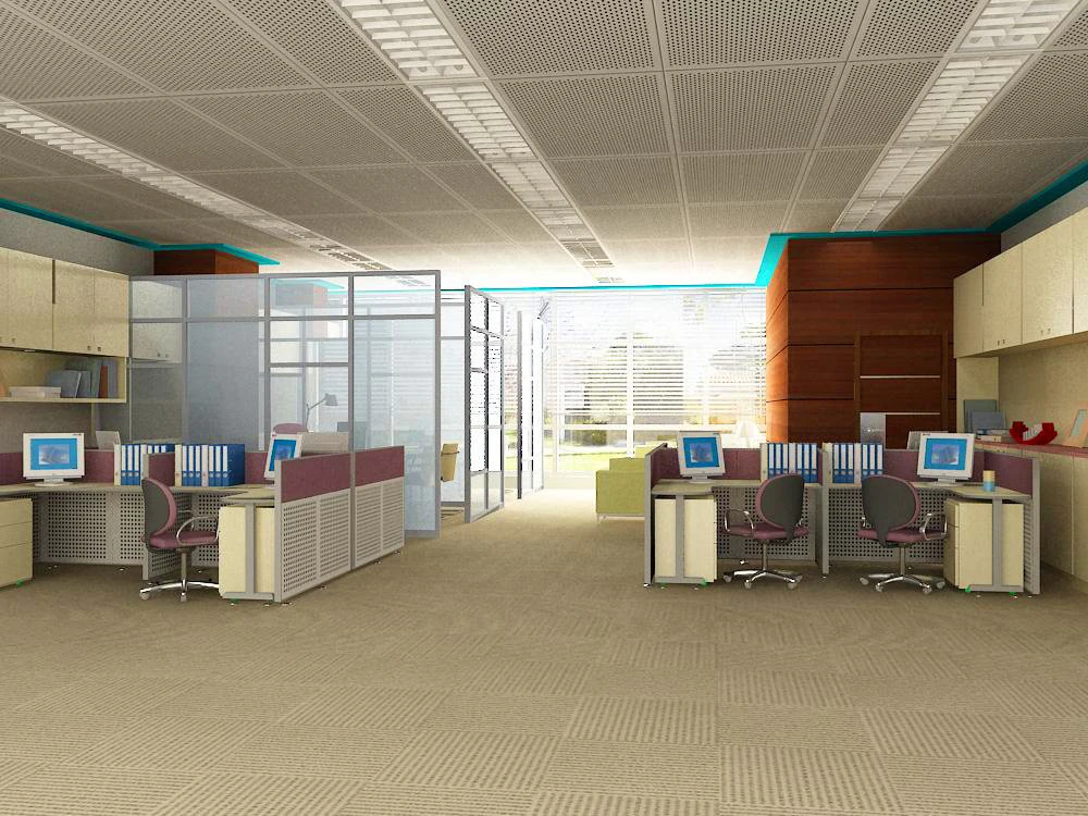 office 11 3D Model .c4d .max .obj .3ds .fbx .stl .blend 
