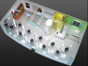 hairdressing room Modelo 3D