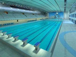 тренажерний зал 05 критий басейн 3D Модель