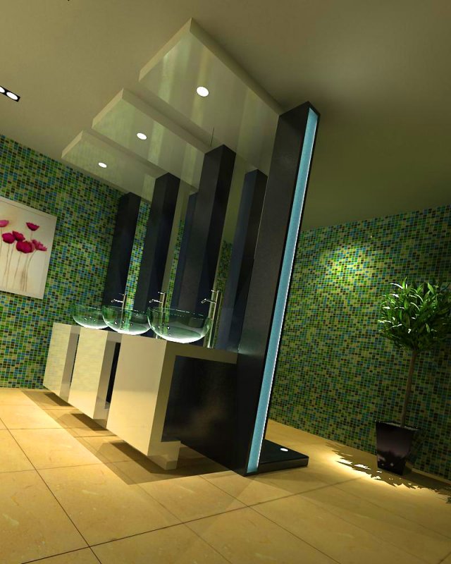 bathroom 2 Modelo 3D .c4d .max .obj .3ds .fbx .stl .blend 