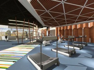 тренажерний зал 03 3D Модель