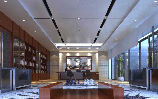office 17 3D Model .c4d .max .obj .3ds .fbx .stl .blend 