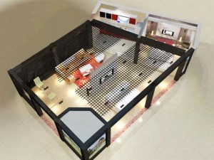 home furnishings store 4 3D Model