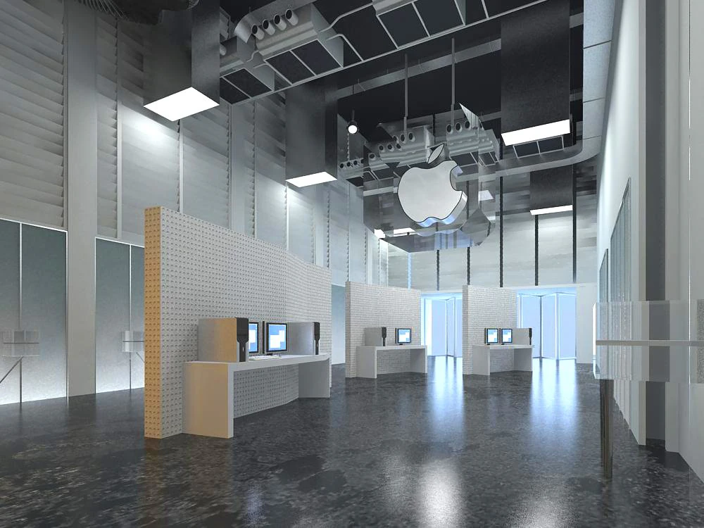 store 6 3D Model .c4d .max .obj .3ds .fbx .stl .blend 