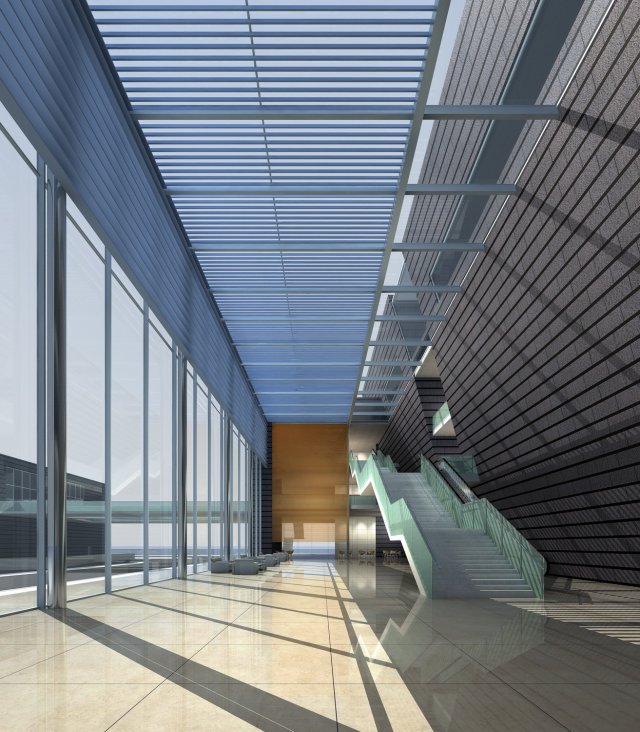 lobby05 3D Модель .c4d .max .obj .3ds .fbx .stl .blend 