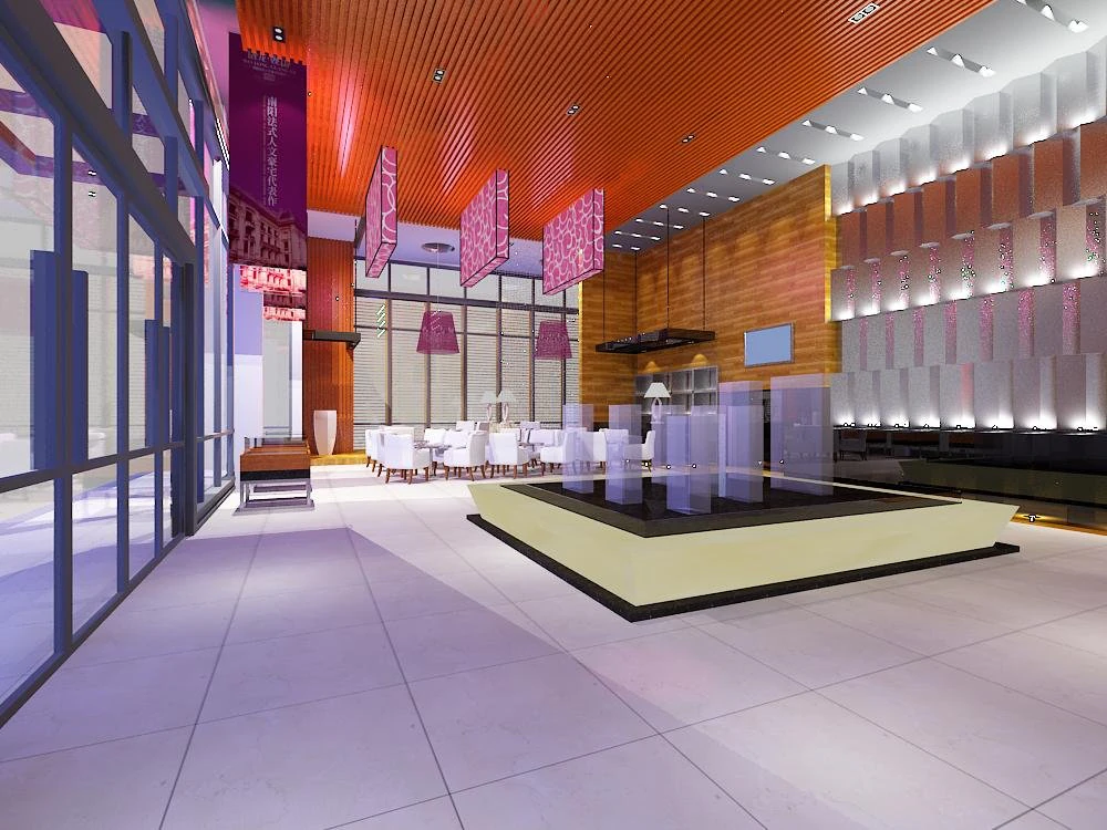 lobby19 3D Model .c4d .max .obj .3ds .fbx .stl .blend 