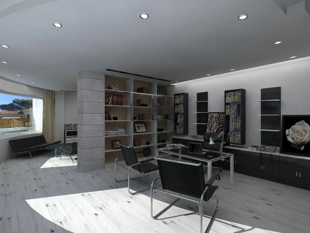 office 13 3D 模型 .c4d .max .obj .3ds .fbx .stl .blend 