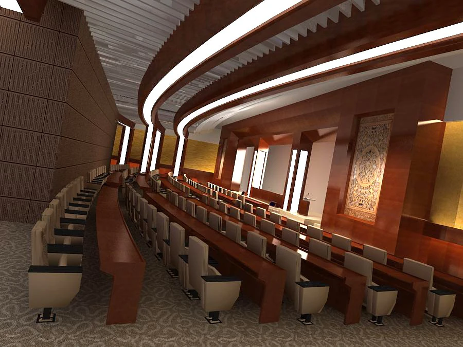 conference 04 3D Model .c4d .max .obj .3ds .fbx .stl .blend 
