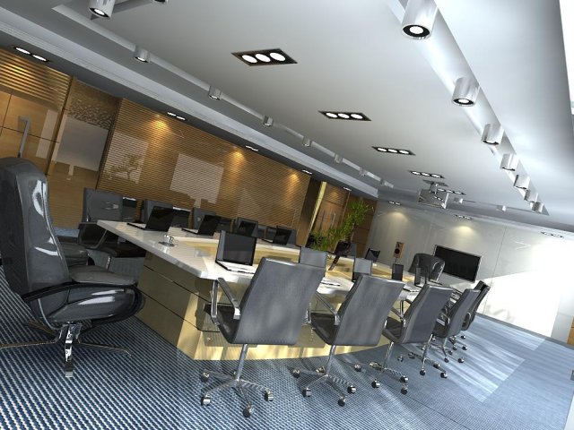 conference room 06 3D Модель .c4d .max .obj .3ds .fbx .stl .blend 