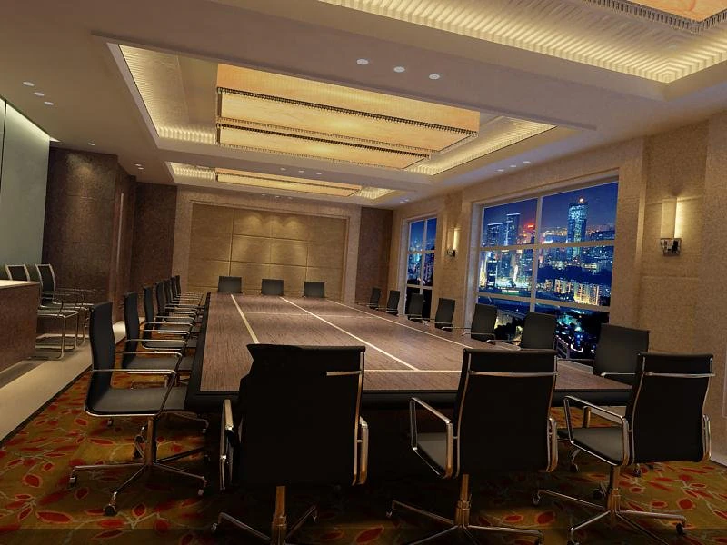 conference room 07 3D Model .c4d .max .obj .3ds .fbx .stl .blend 