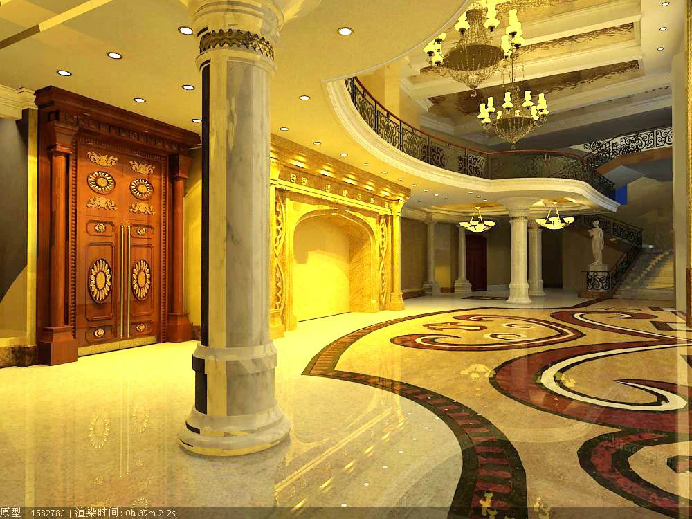 lobby06 3D Model .c4d .max .obj .3ds .fbx .stl .blend 